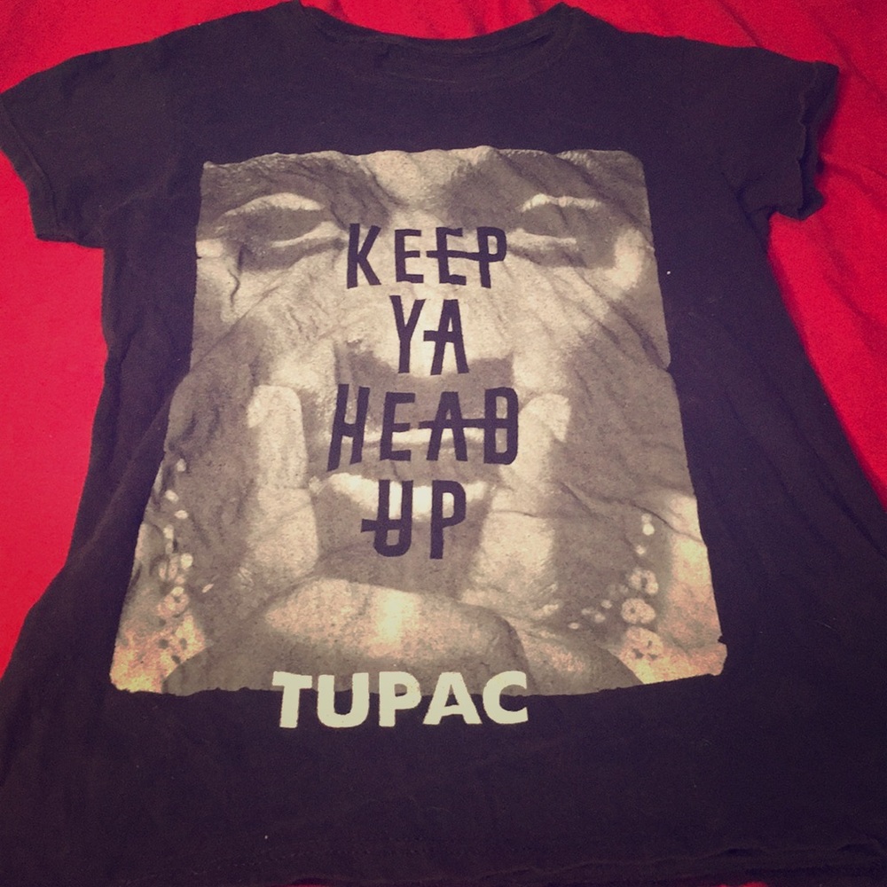Tupac keep your head up tee shirt